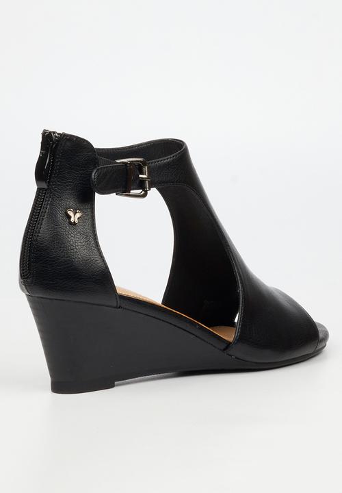 Butterfly Feet - Shani 15 wedge heel - black