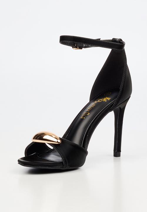Butterfly Feet - Valentina 1 ankle strap heel - black