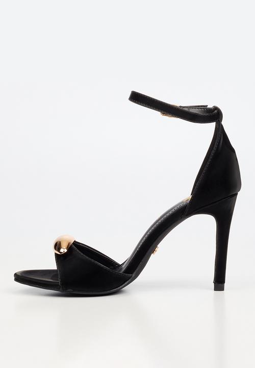Butterfly Feet - Valentina 1 ankle strap heel - black
