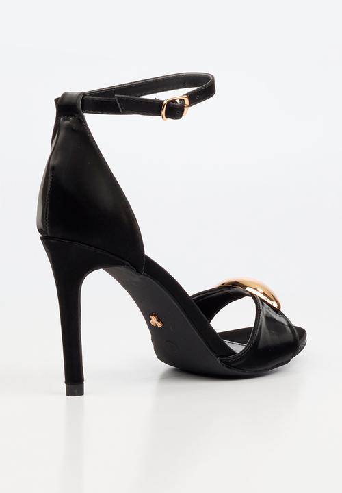 Butterfly Feet - Valentina 1 ankle strap heel - black