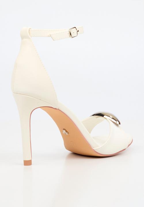 Butterfly Feet - Valentina 1 ankle strap heel - white