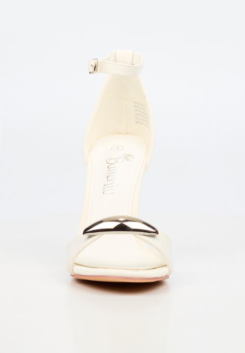 Butterfly Feet - Valentina 1 ankle strap heel - white