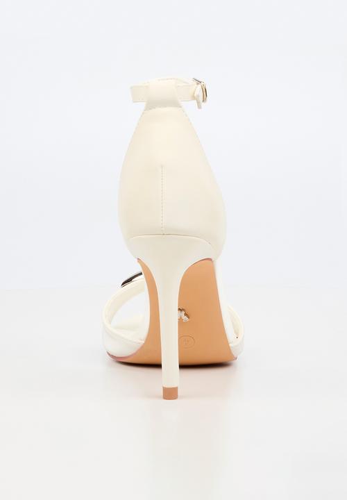Butterfly Feet - Valentina 1 ankle strap heel - white
