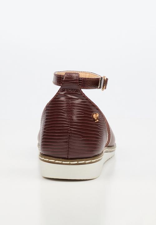 Butterfly Feet - Walnut 2 ankle strap sandal - chocolate