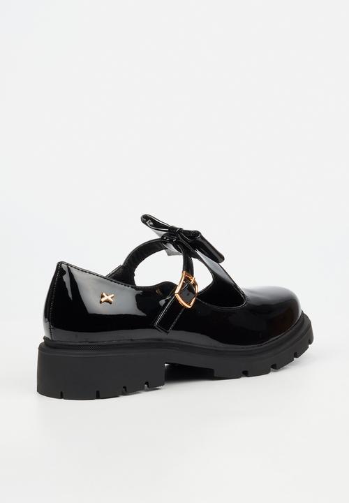Rock & Co - Coven 3 mary-jane bow loafer - black