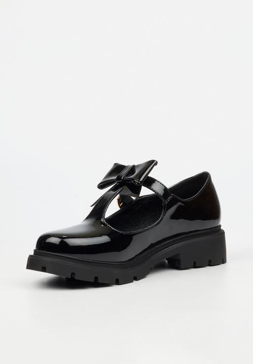 Rock & Co - Coven 3 mary-jane bow loafer - black