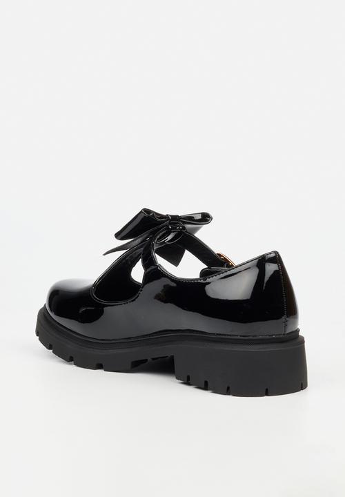 Rock & Co - Coven 3 mary-jane bow loafer - black