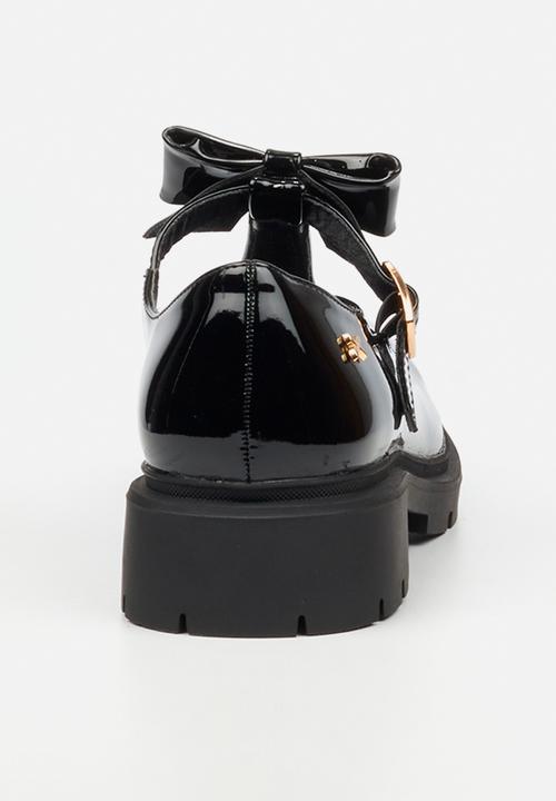 Rock & Co - Coven 3 mary-jane bow loafer - black