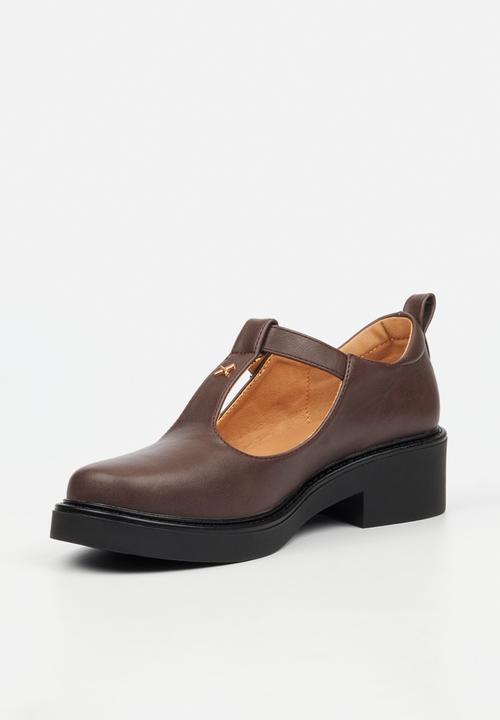 Rock & Co - Cryptic 2 mary-jane chunky loafer - chocolate