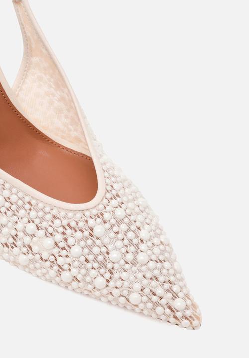 Steve Madden - Andromeda-p closed toe slingback - pearl