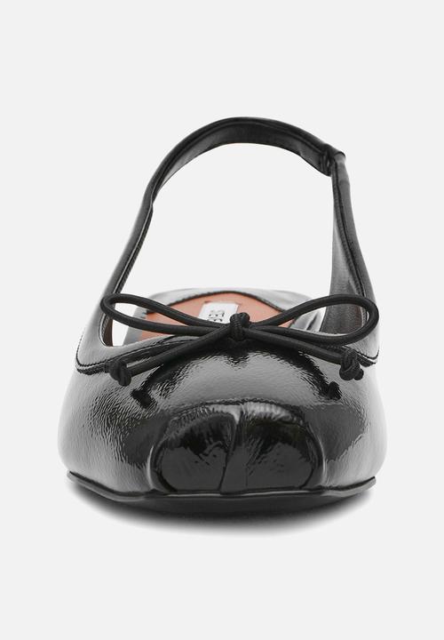 Steve Madden - Loved slingback - blk crinkle pat