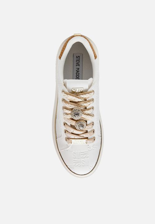 Steve Madden - On-stage 2c sneaker - lt taupe/wht