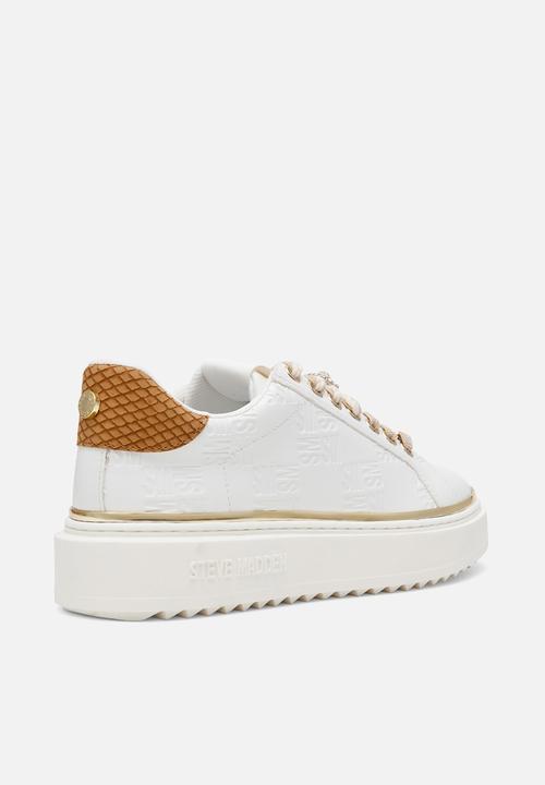 Steve Madden - On-stage 2c sneaker - lt taupe/wht