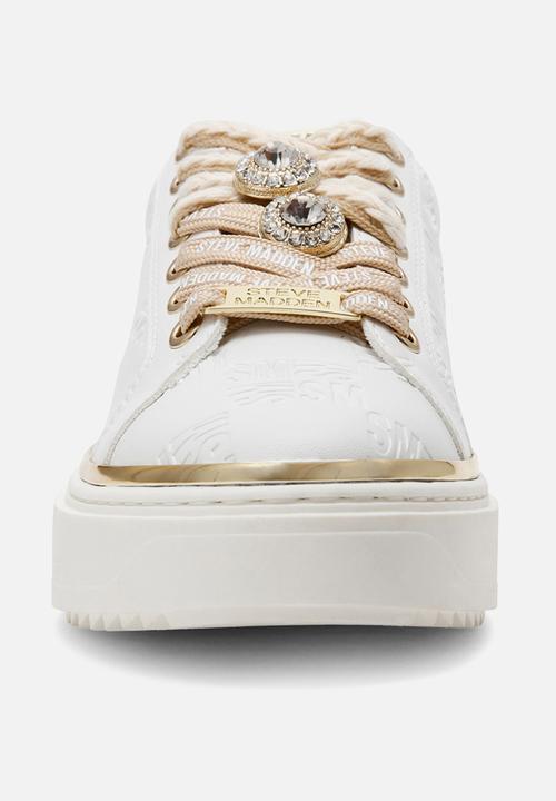 Steve Madden - On-stage 2c sneaker - lt taupe/wht