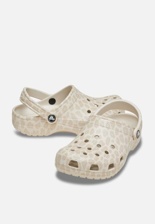 Crocs - Classic Animal Clog - Almond Tint/Leopard