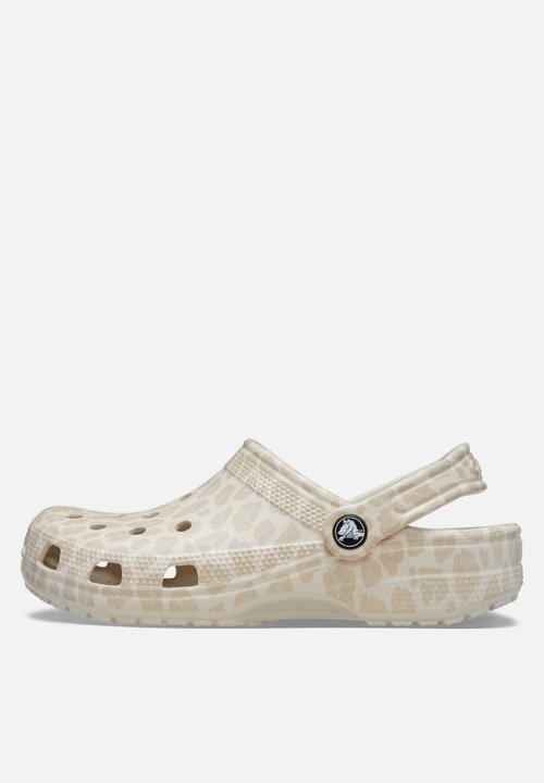 Crocs - Classic Animal Clog - Almond Tint/Leopard