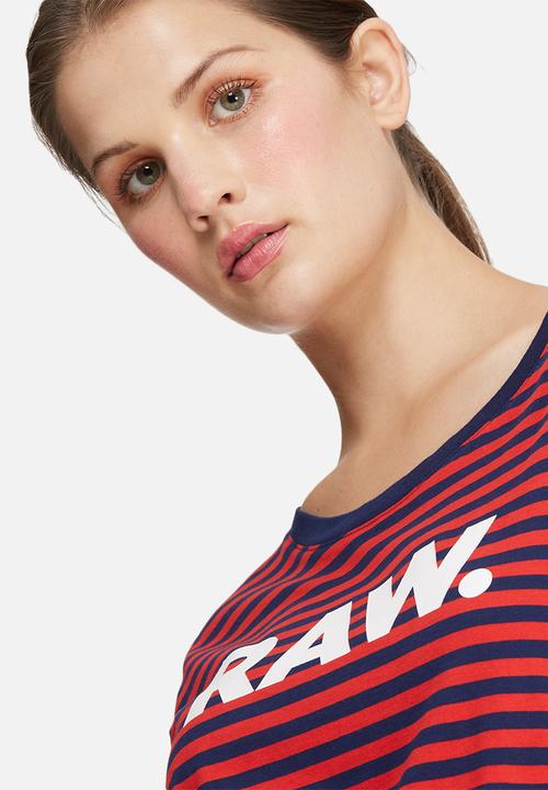 G-STAR - Glenna straight stripe tee