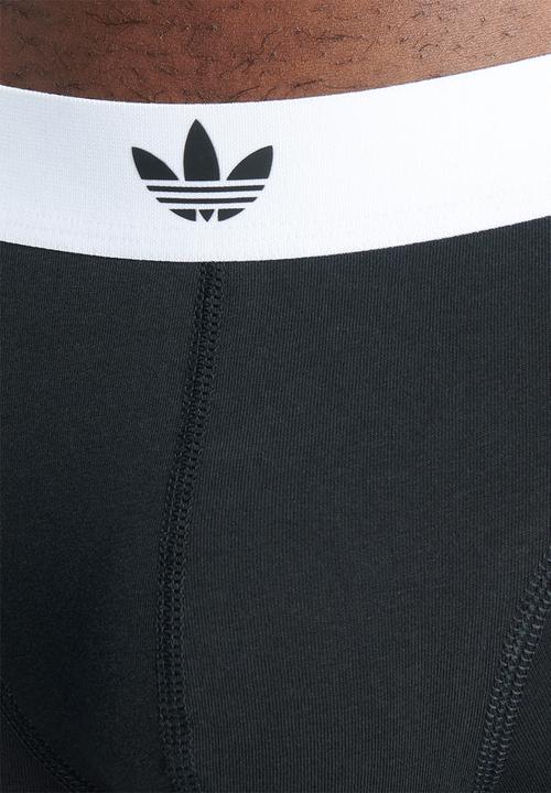 adidas Originals - Originals Comfort Flex Cotton -2PK- White Band  Trunk - BB