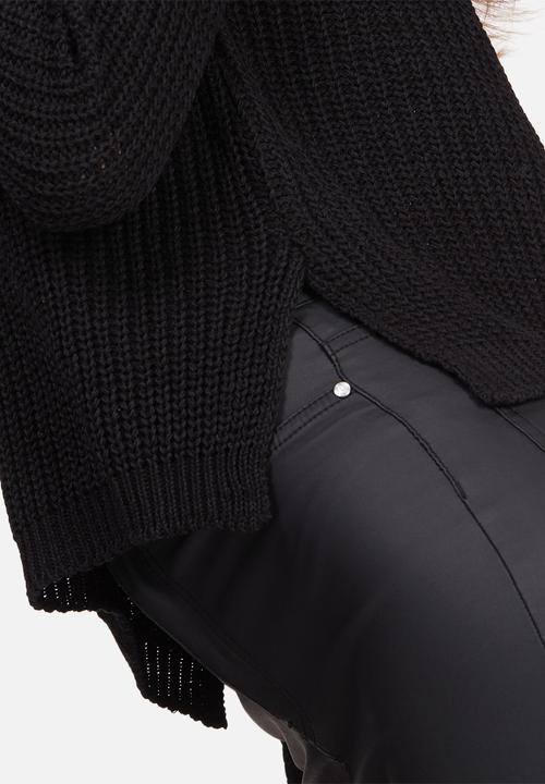Missguided - Side split roll neck knit