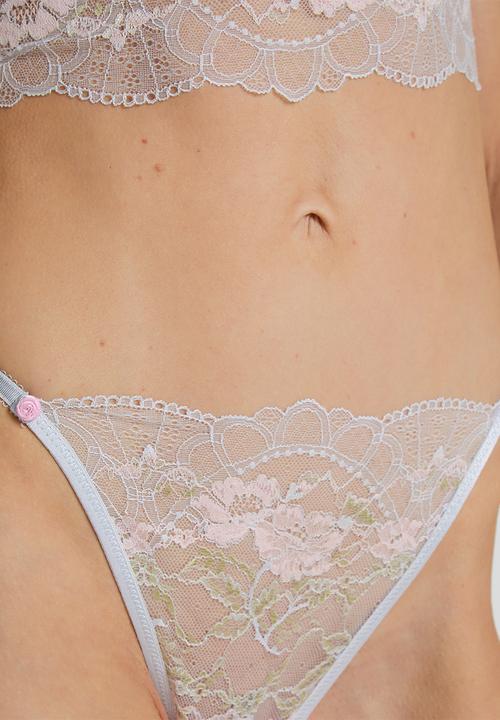 Hunkemoller - Miri string t - halogen blue