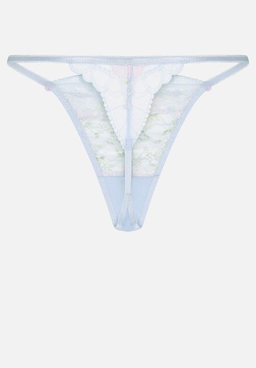 Hunkemoller - Miri string t - halogen blue