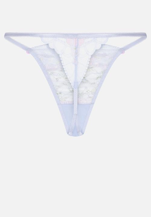 Hunkemoller - Miri string t - halogen blue