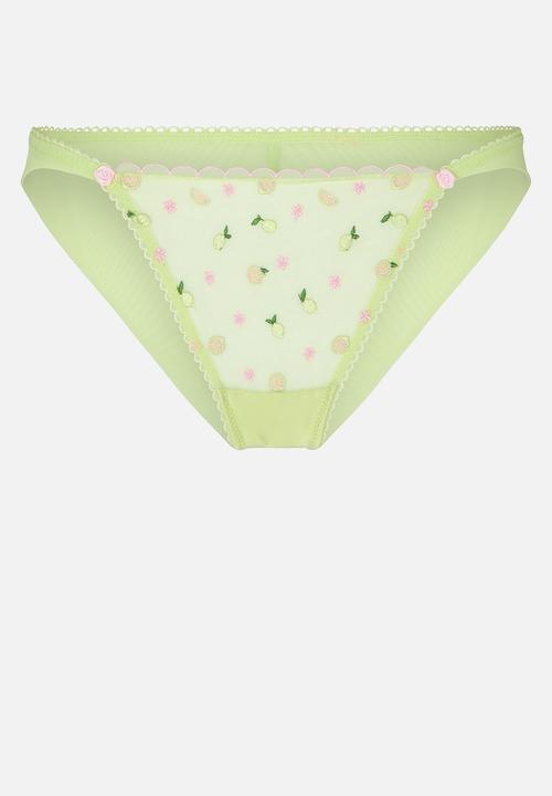 Hunkemoller - Harriet cheekini - shadow lime