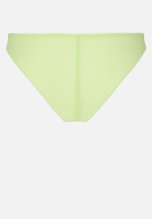 Hunkemoller - Harriet cheekini - shadow lime