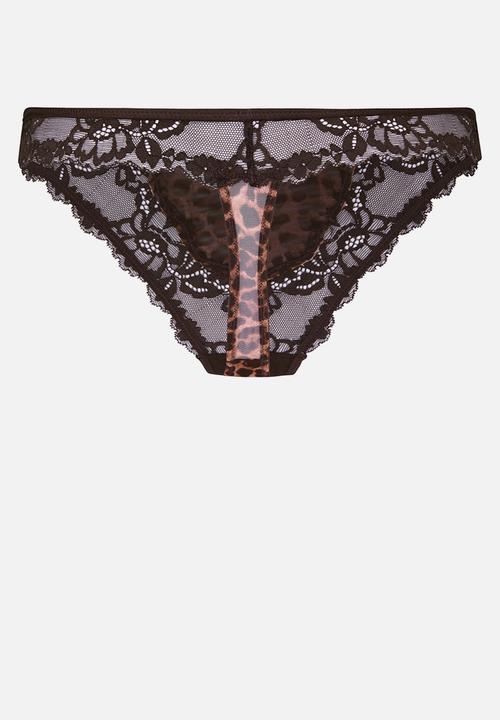 Hunkemoller - Gabrielle hl string - caviar