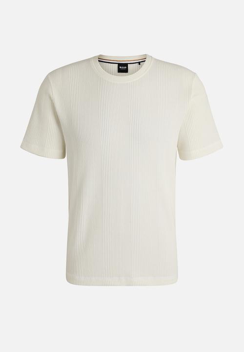 BOSS - Structure T-Shirt - Natural