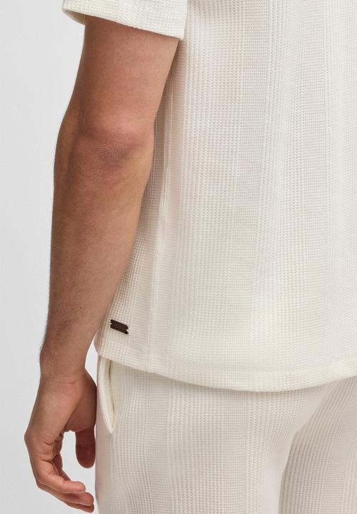 BOSS - Structure T-Shirt - Natural