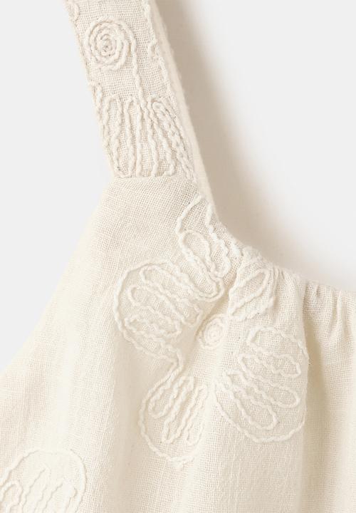 MANGO - Jumpsuit Dryad - Light Beige
