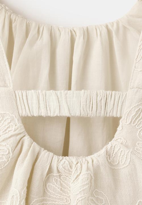 MANGO - Jumpsuit Dryad - Light Beige