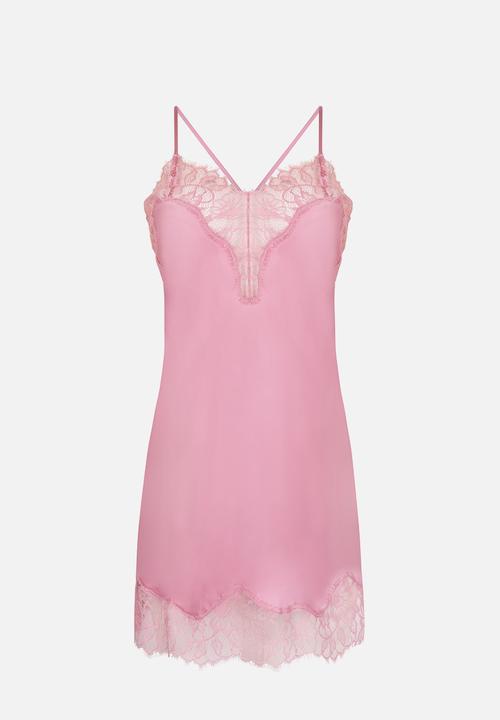 Hunkemoller - Sd satin valerie nightie - lilas