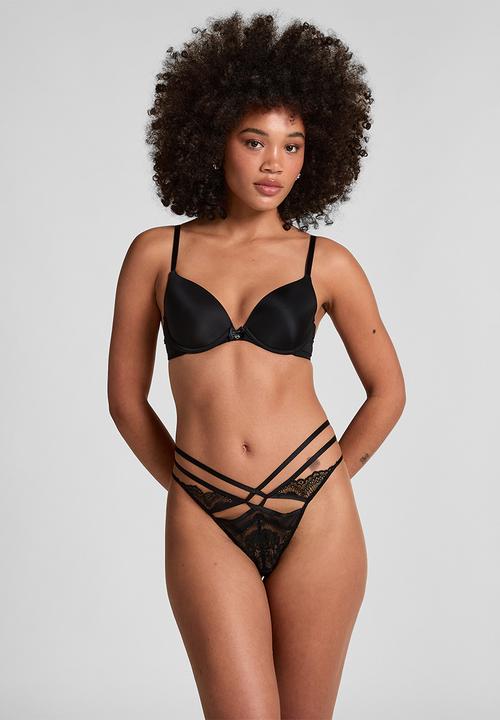 Hunkemoller - P&m pp 2 pack bra - caviar