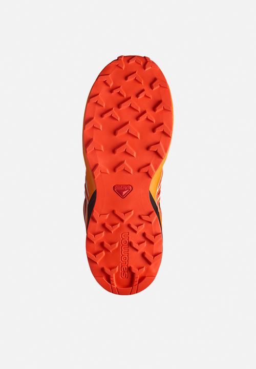 Salomon - Speedcross j - black/cherry tomato/turmeric
