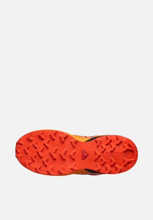 Salomon - Speedcross j - black/cherry tomato/turmeric