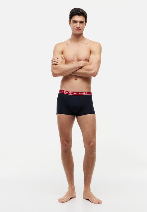 Tommy Hilfiger - 3P TRUNK WB - Th Wht/ Med Red/ Dsrt Sky