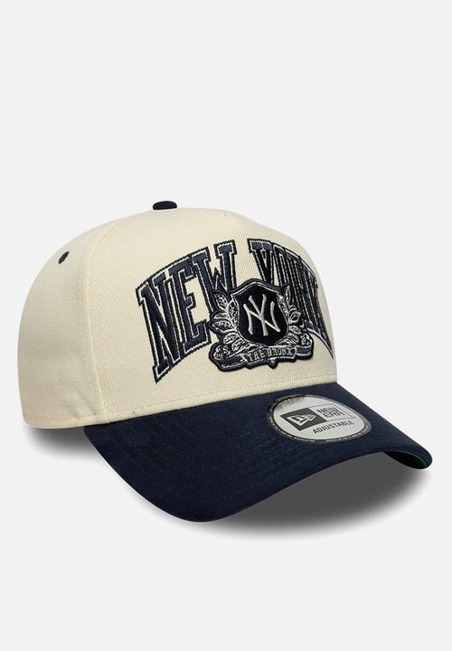 New Era - Wordmark Suede E-Frame New York Yankees - Cream & Navy