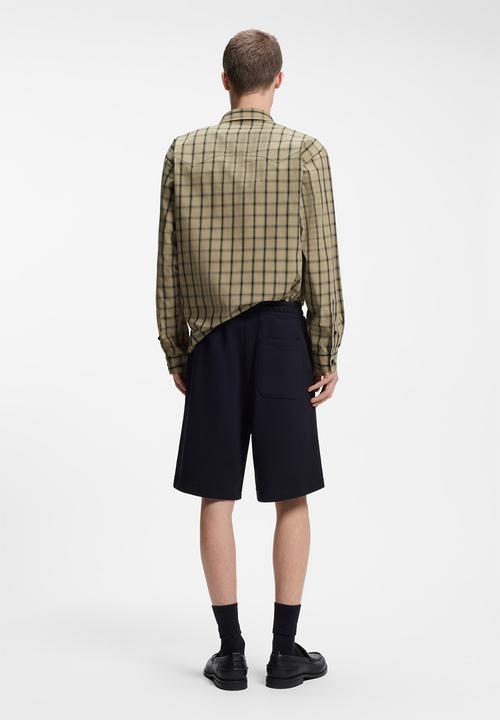 HUGO - Hugo Blue Jersey Shorts - Black