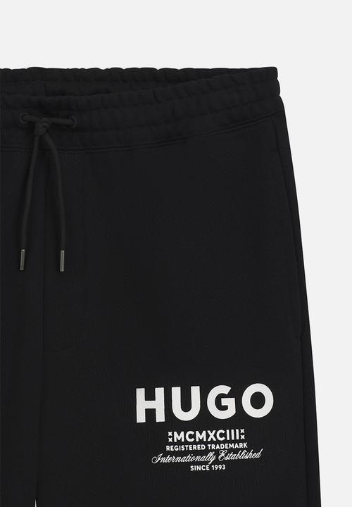 HUGO - Nevez Logo-Print  Sweatpants - Black
