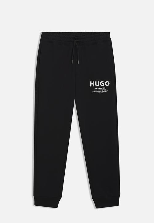 HUGO - Nevez Logo-Print  Sweatpants - Black