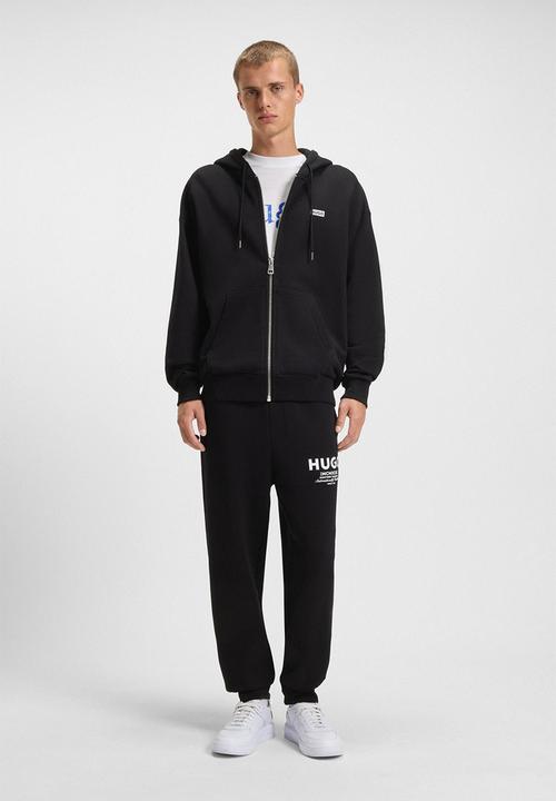 HUGO - Nevez Logo-Print  Sweatpants - Black