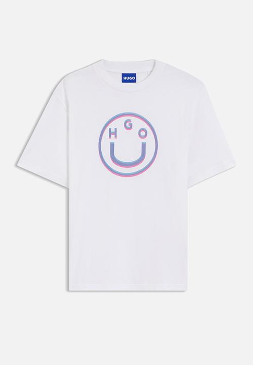 HUGO - Naolo Smile Graphic  Tee - White