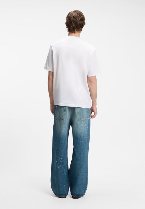 HUGO - Naolo Smile Graphic  Tee - White
