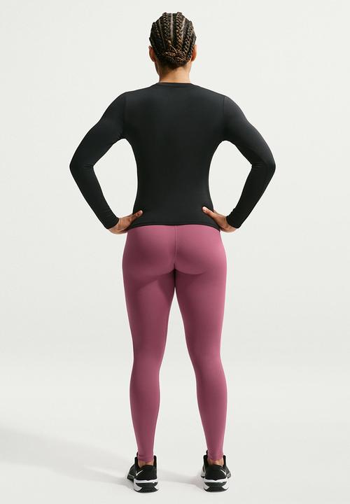 Nike - Women'S High-Waisted Full-Length Leggings - Pink Smoke/White