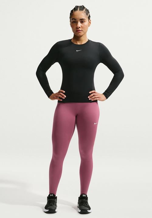 Nike - Women'S High-Waisted Full-Length Leggings - Pink Smoke/White