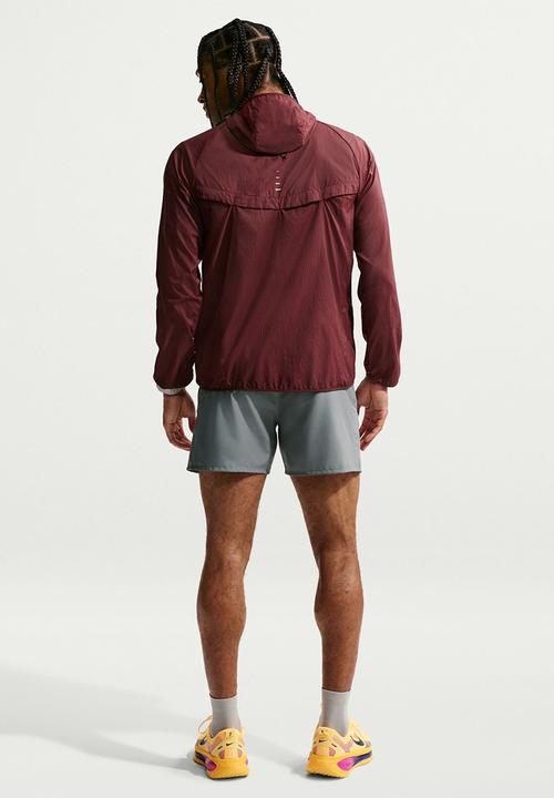 Nike -  Miler Dri-FIT 5" Brief-Lined Running Shorts -  Grey/Smoke Grey/Reflec