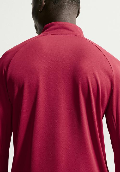 Nike - Miler Dri-FIT UV 1/2-Zip Running Top - Tough Red / Reflec