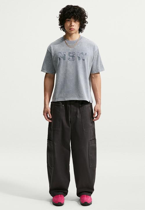 Nike - NSW Distressed Loose Tee - Cool Grey
